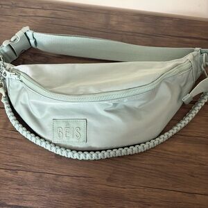 Beis Sport Pack in Slate crossbody waist pack